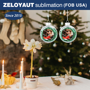 Zeloyaut Tự Làm Colourful 60Mm Nhựa + Tấm Nhôm Thăng Hoa Giáng Sinh Khoảng Trống Cao Cấp Treo Bóng Cây Trang Trí Đồ Trang Trí - Product Image 5