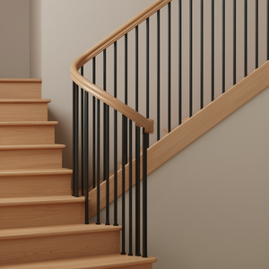 Balustres d'escalier intérieurs en acier au carbone, 44 pouces, lot de 31, design moderne, pièces d'escalier durables pour escaliers intérieurs, modèle D0100XU68H7 - Product Image 2