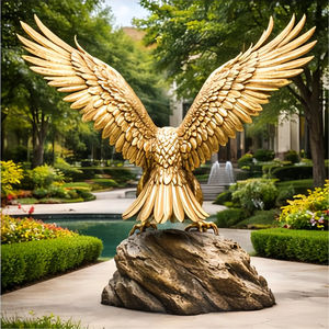 في الهواء الطلق بالحجم الطبيعي تصميم مخصص نحت برونزي مع تقنية الصب أسلوب حديث لتزيين حديقة الفيلا - Product Image 2