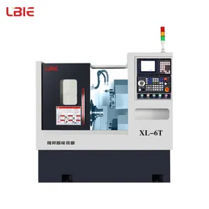 미니 Drehmaschine 4 위치 선반 포탑 완전 자동 고정밀 수평 CNC 금속 터닝 선반