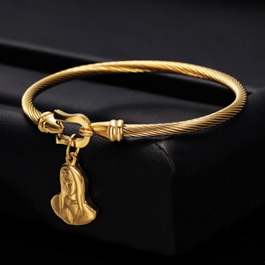 Pulsera en Forma de Corazón de 14 mm, Acero Inoxidable, Acero de Titanio, Hebilla de Herradura, Joyería Unisex, Regalo - Product Image 2