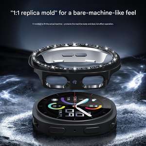 เคสนาฬิกาอัจฉริยะ Upro ขนาด 40 มม. 44 มม. ฝาครอบ PC ป้องกันรอยขีดข่วนแบบเพชร สำหรับ Samsung Galaxy Watch 8 7 - Product Image 5