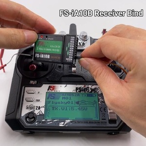 Transmisor de Radio FlySky FS-T6 6CH 2.4G AFHDS con Receptor R6B, Modo 2, Control Remoto Programable para Helicópteros, Planeadores y Aviones - Product Image 5