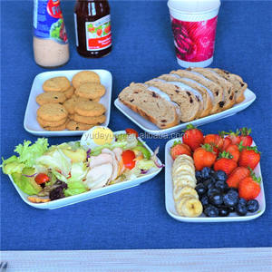 Assiettes à gâteaux plates en <span class=keywords><strong>porcelaine</strong></span> fine <span class=keywords><strong>rectangulaire</strong></span> Assiette blanche <span class=keywords><strong>Plat</strong></span> - Product Image 5