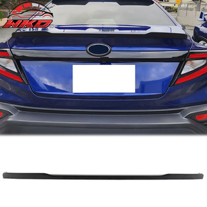 Convient pour Subaru WRX 2022-2026 Spoiler de coffre style D Noir brillant - Product Image 1