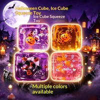 Jouet anti-stress en caoutchouc à base de maltose, en forme de tête de citrouille, mignon et effrayant, pour Halloween, transfrontalier