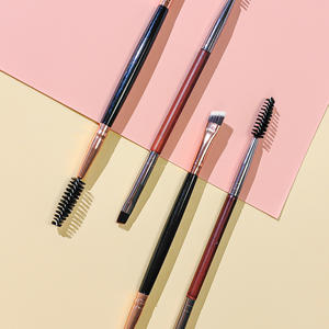 Pinceau à sourcils à double extrémité et <span class=keywords><strong>baguette</strong></span> de mascara avec logo personnalisé Outil cosmétique à cils coudés pour le maquillage des yeux - Product Image 5