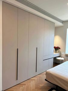 Meubles de chambre à coucher en bois bicolore Design de garde-robe Combinaison de couleurs stratifiées - Product Image 2