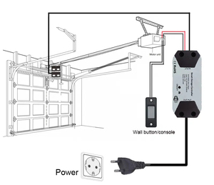 Controlador inteligente automático de puerta de garaje, controlador inalámbrico enrollable para puerta corredera, <span class=keywords><strong>Wifi</strong></span>, Tuya - Product Image 4