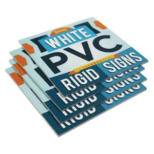 لوح PVC رغوي مخصص لافتات صلبة ، لوحات لافتات دعائية خارجية عالية الجودة للعرض