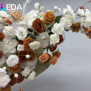 Arche de mariage circulaire en métal doré LEDA 7 pieds, élégante arche ronde pour la décoration d'événements, design d'arche lisse - Product Image 5