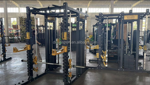 Đa chức năng Smith Squat thiết bị tập thể dục lồng huấn luyện viên tập thể dục & cơ thể xây dựng cáp chéo máy với 2.2m <span class=keywords><strong>bar</strong></span> /80kg ngăn xếp - Product Image 5