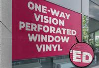 Autocollant de fenêtre de voiture en vinyle perforé à vision unidirectionnelle imprimé sur mesure, rouleau auto-adhésif pour la publicité extérieure et la décoration