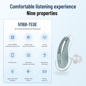 Ultimo Modello di Apparecchio Acustico Digitale Bluetooth a 16 Canali per Perdita Uditiva Grave - Product Image 2