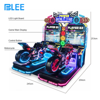 BLEE Vente chaude Machine de jeu d'arcade pour deux joueurs, simulateur de conduite à pièces, équipement de divertissement intérieur pour centre de jeux