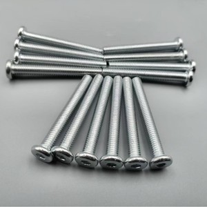 Flat Head Hex <b>Socket</b> <b>Screws</b> M6x1060 Fully Threaded For Furniture And Shelves DIN GBT 70.1-2008 Level 4.8 - Product Image 1