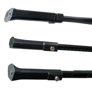 Couverture en plastique pour béquille de vélo, coussinets de pieds extensibles de 32 à 40 cm, fixation par le bas - Product Image 1