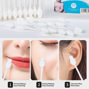 <span class=keywords><strong>Coton</strong></span>-<span class=keywords><strong>tige</strong></span> pour bébé en gros, boîte de <span class=keywords><strong>coton</strong></span>-tiges jetables à double tête, cure-oreille pour usage domestique, bâtonnet en plastique - Product Image 3