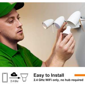 Lampadina LED Antela 5W Wi-Fi Dimmerabile con Controllo App, Compatibile con Alexa e Google Home, RGB, Bianco Caldo, Bianco Freddo, Fai-da-Te, Durata 25000 Ore - Product Image 2