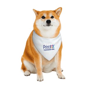 Bandanas double face pour chien à image personnalisée-Vêtements et accessoires canins à la mode pour animaux de compagnie - Product Image 5