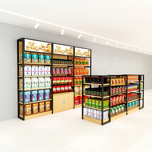 מדף עצמאי בצורת L, עמיד, מתכוונן וחסכוני, בעל ציפוי אפוקסי חד-צדדי, לעבודה קלה, מתאים לסופרמרקט. - Product Image 4