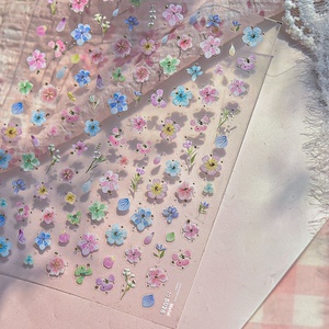 Productos de Belleza para Uñas al por Mayor Personalizados, Pegatinas 3D/5D para Uñas, Pegatinas Adhesivas en Relieve para DIY, Accesorios - Product Image 4