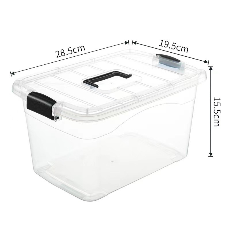 Transparent wide handle, 7L, 28.5*19.5*15.5cm