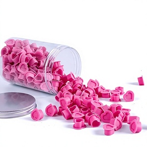 Coppetta in Silicone Morbido a Forma di Cuore per Pigmenti da Tatuaggio e Ricamo, 100g - Product Image 2