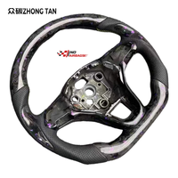 Für VW Golf 8 Polo GTI MK8 CL Carbon-Faser 3-Speichen 40mm Griff Sportlenkrad Modifiziertes Flachboden-Design