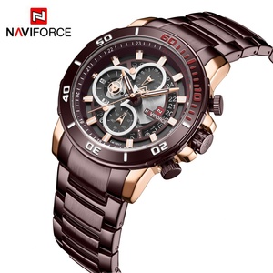 นาฬิกาข้อมือผู้ชาย NAVIFORCE 9174 โครโนกราฟ สปอร์ต ควอตซ์ สายสแตนเลส - Product Image 4