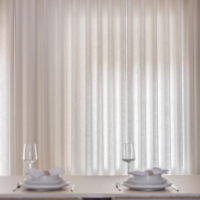 Cortinas Modernas de Tul a Rayas, Tela de Lino Suave para Dormitorios, Salas de Estar, Hoteles y Hospitales