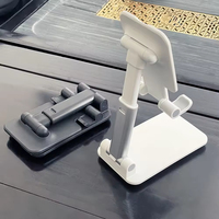 Support de téléphone portable réglable en hauteur et en angle, support de tablette pliable en ABS pour lit et bureau, compatible avec pour pour