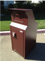 Poubelle simple résistante aux ours ou boîtier de recyclage Poubelles, bouteilles et canettes à l'épreuve des animaux Bacs de recyclage