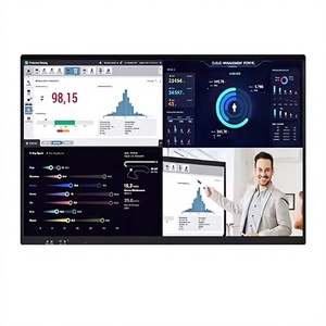 Hiseeview 55Inch Smart Classroom Interactive Display 1080p LCD Screen <b>With</b> Built-In Speaker Interface Black Cabinet - Product Image 3