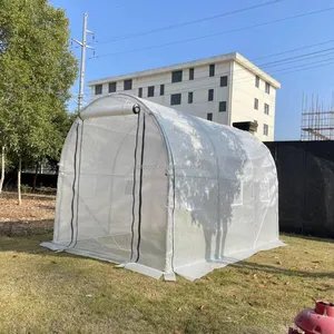 Anbau Pflanzen Tunnel Polytunnel Gewächshaus wasserdicht und UV-Schutz Zelt