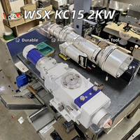 Tête de découpe laser à fibre à mise au point manuelle 2KW WSX KC15, longueur d'onde 1064nm, pour machine de découpe laser à fibre, état neuf