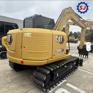 Excavatrice sur chenilles CAT 308E2 d'occasion, 8 tonnes, avec godet hydraulique pour la construction et les travaux de terrassement - Product Image 4