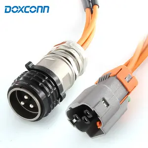 Custom Cable Manufacture 3PIN HV Waterproof Connector New Energy Sensor Wiring Harness Cable Assembly