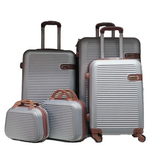 Nhà Máy Bán Buôn Trọng Lượng Nhẹ 12 Chúng Tôi USA 14 Abs Sợi 20 4 Bánh Xe 24 28 Xe Đẩy Túi Thiết Lập 5Pcs Hành Lý Đi Du Lịch Hộp Mang Theo Vali - Product Image 2