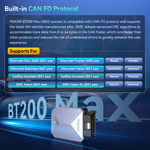 Scanner Auto OBD2 MUCAR BT200 MAX ELM327 Outil Bidirectionnel CANFD 15 Réinitialisations Diagnostic Complet du Système Lecteur de Code Mises à Jour Gratuites à Vie - Product Image 4