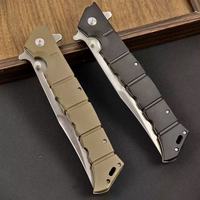 Navaja Plegable con Hoja de Acero 8Cr13Mov, Punta Clip, Mango de Fibra de Nylon y Anilla de Pulgar para EDC, Camping y Uso al Aire Libre, Venta al por Mayor, OEM