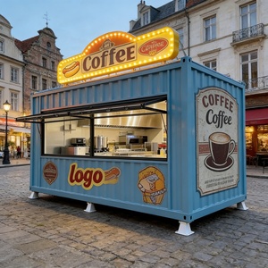 Cafetería Prefabricada en Contenedor, Quiosco Moderno para Café en Contenedor para Negocios en Mercados Callejeros - Product Image 6