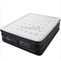 Matelas Gonflable avec Logo Personnalisé, Matelas d'Air Simple avec Pompe Intégrée, Lit Gonflable Portable pour Camping et Extérieur