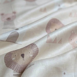 TENCEL de Tamaño Personalizado ™   Funda de Edredón de Lyocell con Estampado de Animales, Fabricante de Ropa de Cama Infantil OEM ODM - Product Image 4