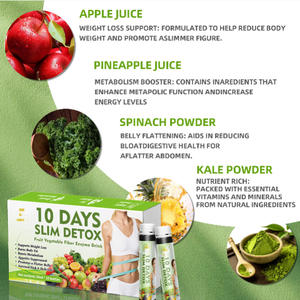 OEM Meilleures ventes : Boisson détox <span class=keywords><strong>amincissante</strong></span> aux herbes en 10 jours pour la perte de poids, détoxifie le corps, stimule le métabolisme, améliore la vitalité - Product Image 2