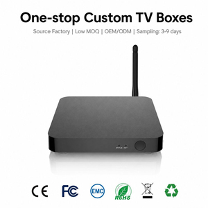 กล่องทีวีรุ่นใหม่ S905X5M ระบบ Android 14 แรม 2GB รอม 16GB รองรับการถอดรหัส 4K AV1 <span class=keywords><strong>VP9</strong></span> <span class=keywords><strong>H265</strong></span> WiFi 6 2T2R 1000M Ethernet เครื่องเล่นมีเดีย - Product Image 1