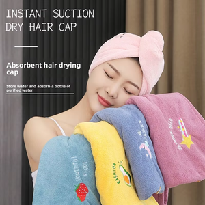 En gros, <span class=keywords><strong>Bonnet</strong></span> <span class=keywords><strong>de</strong></span> séchage capillaire en microfibre brodé, absorbant, épaissi et à séchage rapide, pour femmes, type serviette et <span class=keywords><strong>bonnet</strong></span> <span class=keywords><strong>de</strong></span> <span class=keywords><strong>bain</strong></span>, <span class=keywords><strong>bonnet</strong></span> <span class=keywords><strong>de</strong></span> douche triangulaire - Product Image 3