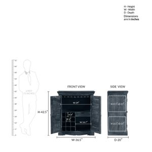Mueble Bar de Madera Sheesham de Lujo con Acabado Roble Miel, Estante para Vinos de Madera Maciza, Unidad de Almacenamiento para Bar en Casa, Restaurante, Cafetería, Interiores de Hotel - Product Image 6