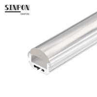 ALU1815C 18mm * 13.5mm PC Focus 90 degrés a mené le profil en aluminium