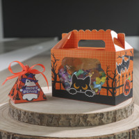 Premium Maßgefertigte Halloween-Kartonbox für Süßigkeiten-Geschenke Direkt vom Hersteller Individuelles Design für Marken-Partyschmuck Großpackung
